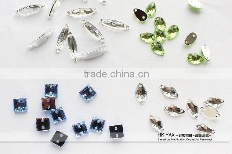 fashion crstal stones acrylic sew on,acrylic sew on stone,sew on acrylic stones for wedding dress decoration