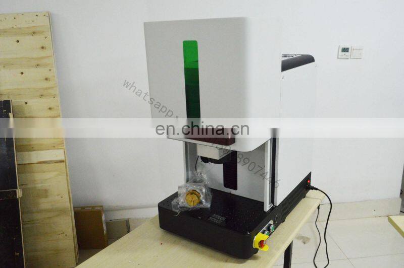 Raycus 20w mini sealed auto focus Full Cover mini 20w fiber laser marking machine