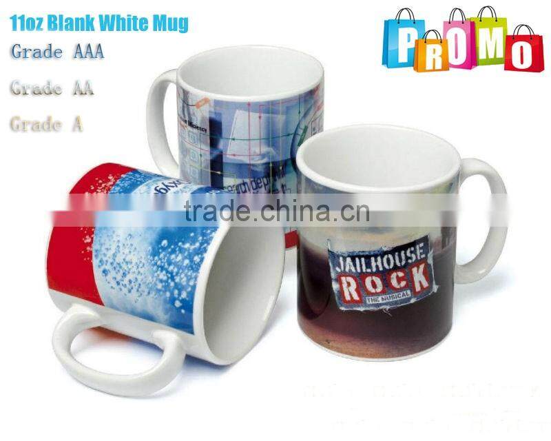 11oz AAA Coffee white sublimation 11 oz mug dimensions