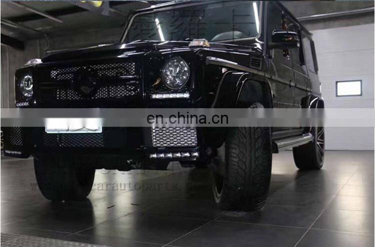 G-CLASS front corner lips with leds for W463 G350/G500/G63/G65 front lip lamps PP material