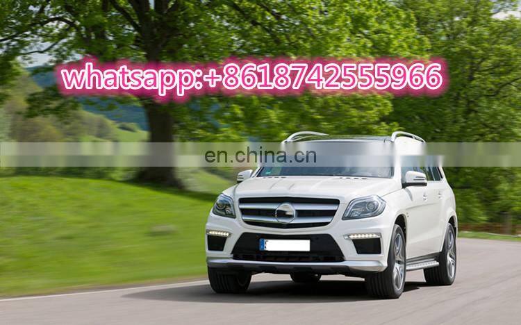 MB GL class x166 GL63 body kit for GL63 x166 with front bumper grille side skirts rear bumper led lights PP material 2013y~