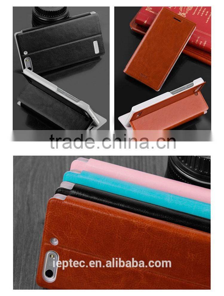 MOFi Case Celular Housing for Huawei Ascend G6, Mobile Handset Coque Flip Leather Back Cover for Huawei G6
