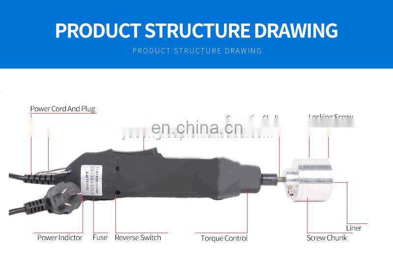 Portable Electric Capping Machine for Plastic Screw Cap 10-50mm