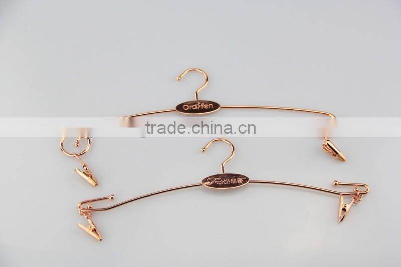 metal underwear hanger multi-color underwear hanger for lady