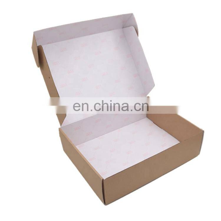 Economic manufacture corrugated box with CMYK custom logo mail order cajas de carton boxes
