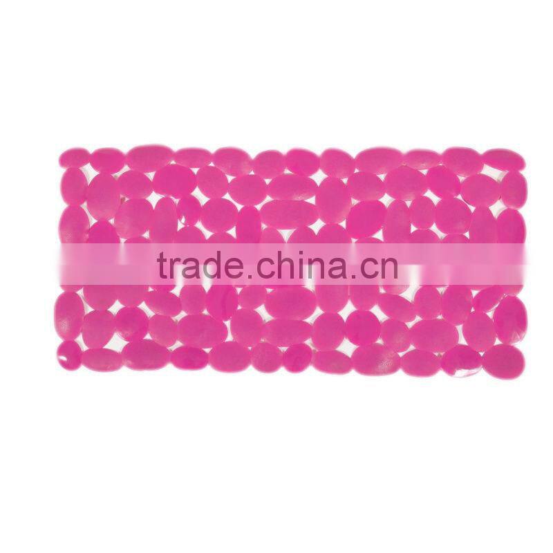Popular Pebble shaped non slip mat with different colours