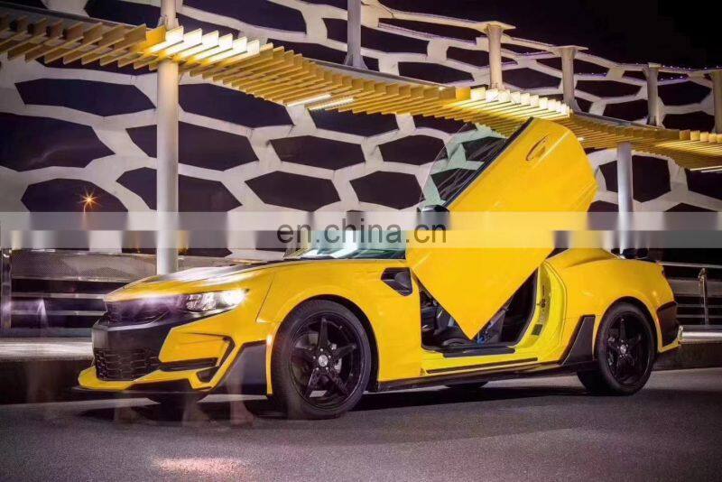 Runde Resin Front Bumper Grille Front Lip Rear Bumper Rear Lip Side Skirts Hood Fender For Chevrolet Carmaro Wide Body Kit