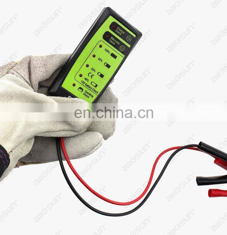 12V Automotive Car Battery Tester LCD Digital Test Analyzer Auto System Analyzer Alternator Cranking Check all-sun GK503