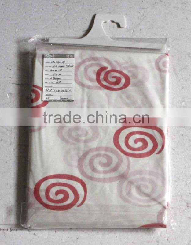 1PC PEVA PRINTED SHOWER CURTAIN