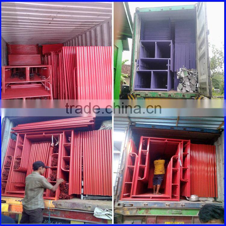 High Quality !!! Good Price !!! Painted scaffolding H frame system for construction