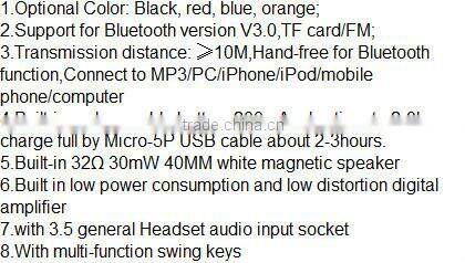 High Quality Wireless Bluetooth Headset Headphone Earphone with flash light