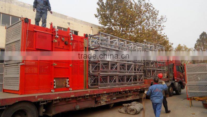 55m jib length 6T tower crane QTZ80 serialsself erecting tower crane