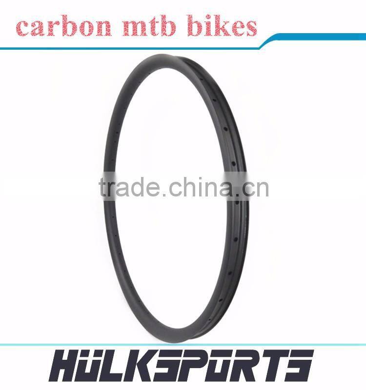 29er tubeless rim carbon fiber T700 MTB wheelset all mountain bicycle rims 35mm width carbon fiber hulksports bike MTB wheels