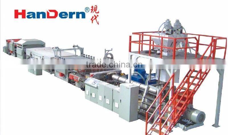 CE ISO Certification PC corrugated sheet production line