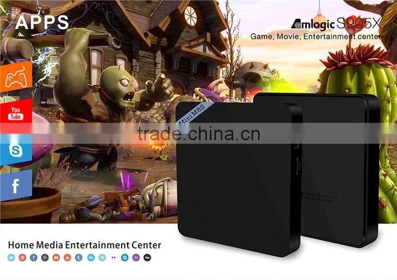 Newest Google Android6.0 Set Top Box 4K 2K Kodi Fully Loaded Quad Core Amlogic S905X TV Box