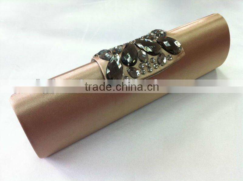 wholesale price custom Satin clutch purse