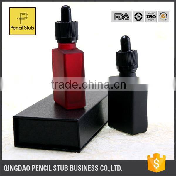 glass dropper bottles 30ml empty glass bottles with dropper with childproof evident cap black matte frosted e liquid bottle