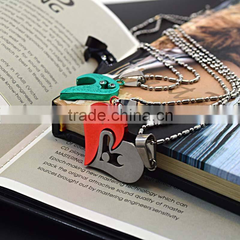accessories heart necklaces plate color couple half heart pendants