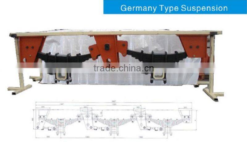 Widely used Mechanical trailer Suspension system spare parts