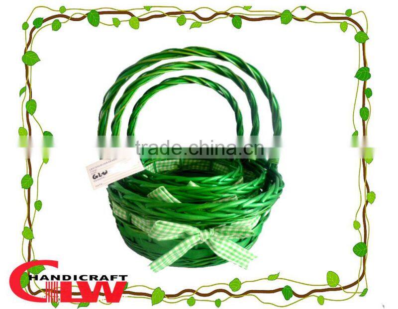 gift baskets.empty gift basket, easter basket. wedding decoration, basket,