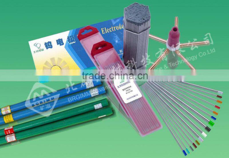 Pure Tungsten Electrode (WP) or welding rods used for welding from Beijing