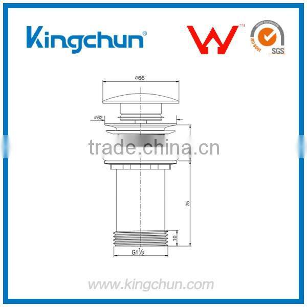 Watermark Lastest Arrival Basin Wash Waste Drain Chrome Plated Pop Up Click Clack(K728-D)