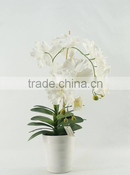 Best selling artificial flower /wholesale orchid for indoor home decor Chinese supplier