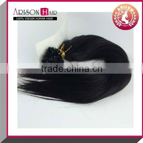 100 cheap remy u tip hair extension wholesale