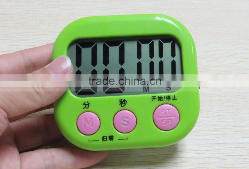 64.5*33.5mm Big Screen 4 Digits Multi Function Cooking Countdown Timer