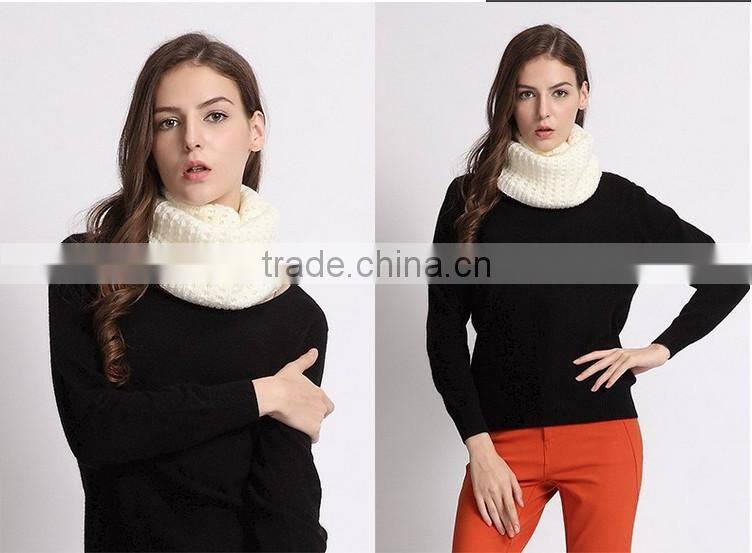 Best Selling Hollowed-out Circle Knitting Lady Winter Scarf