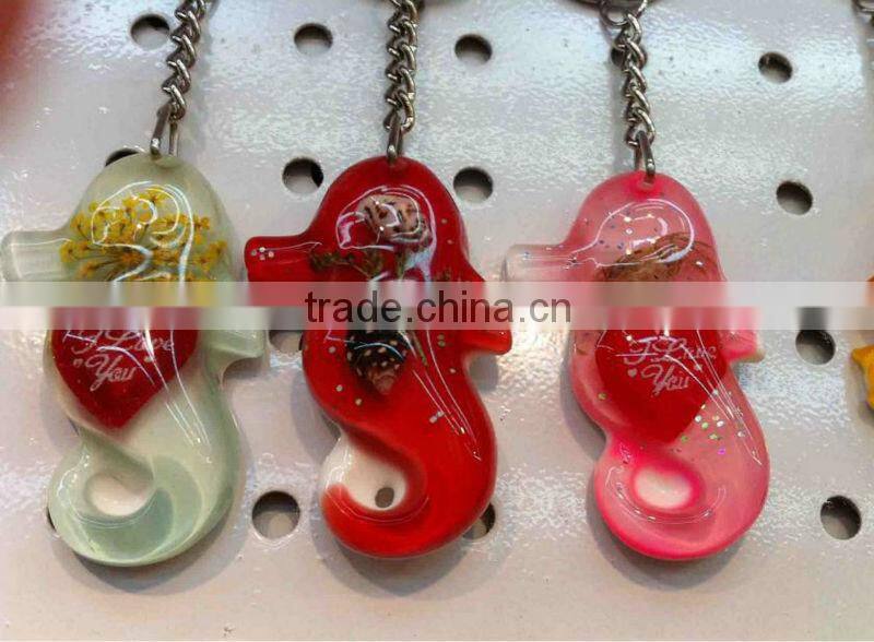 Tortoise amber key chain,Promotional key chain with inset shell,amber keychain pendant