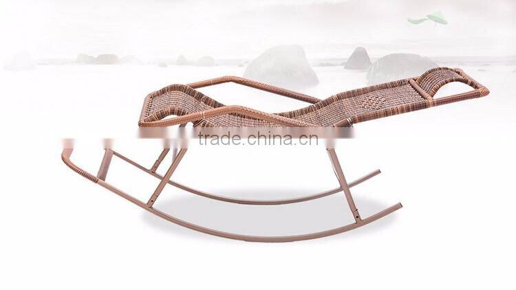Rattan Wicker Swing Chair Outdoor Rattan Chaise Sun Lounge Rattan Lounge Chair