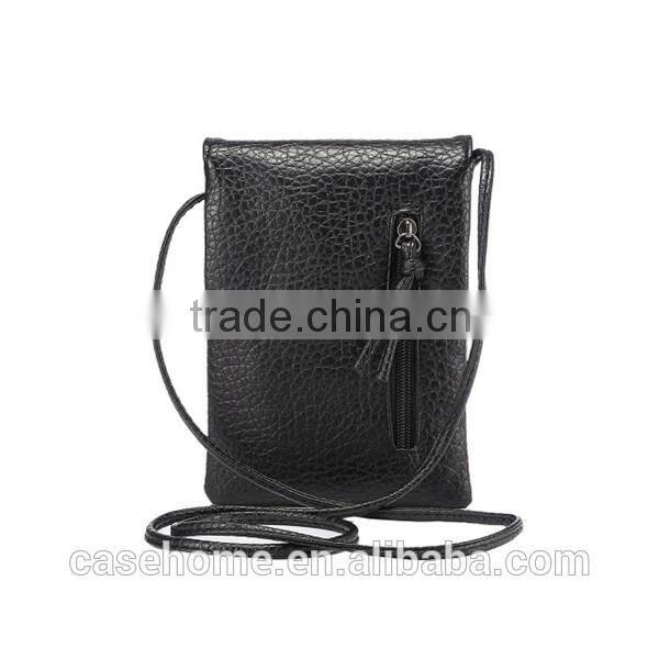 PU Material Shoulder Bag Universal Cover Case for Samsung Galaxy A8