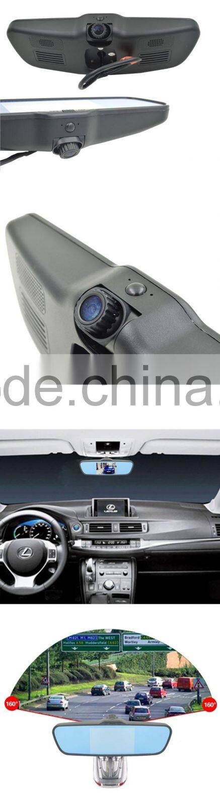 Multifunction bluetooth car camera hd 1080p dash cam video recorder rearview mirror