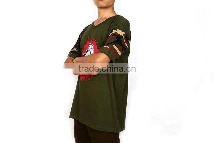 China manufacturer wholesale Short Sleeve custom camouflage t shirt