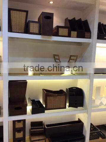 divider file magazine holder Wholesale fashion design leather pu magazine holder document Magazine File holder factory