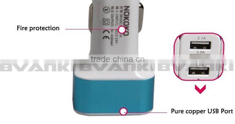 fast charging universal high quality usb adapter for car redio/portable usb car charger adapter