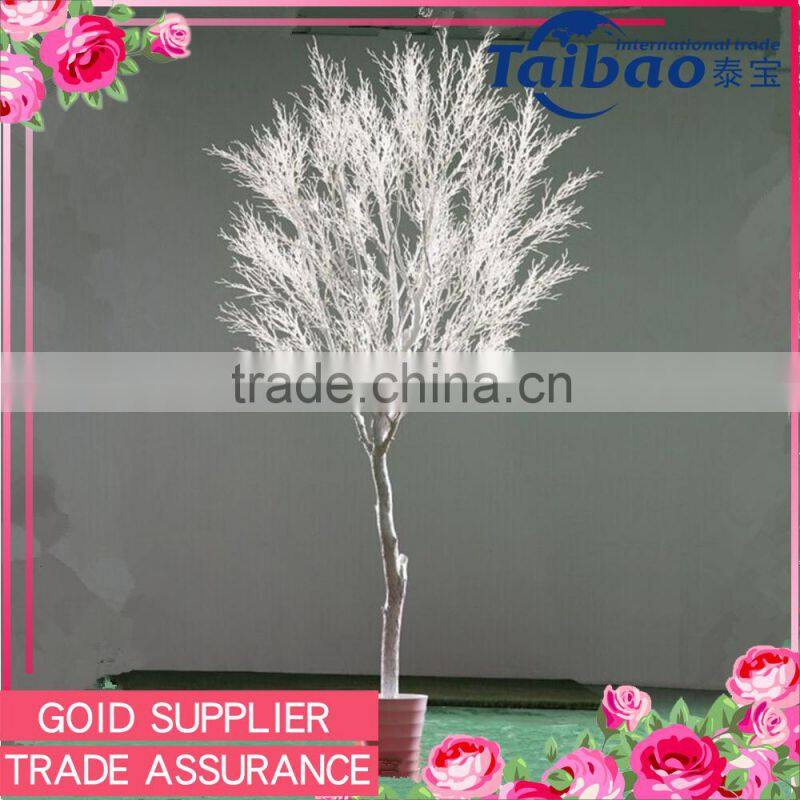 Artificial plants factory sale 1.7 meters wedding white wisteria trees