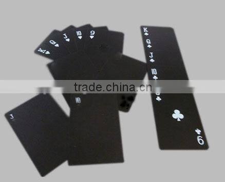 Advertising poker type personalized playing cards