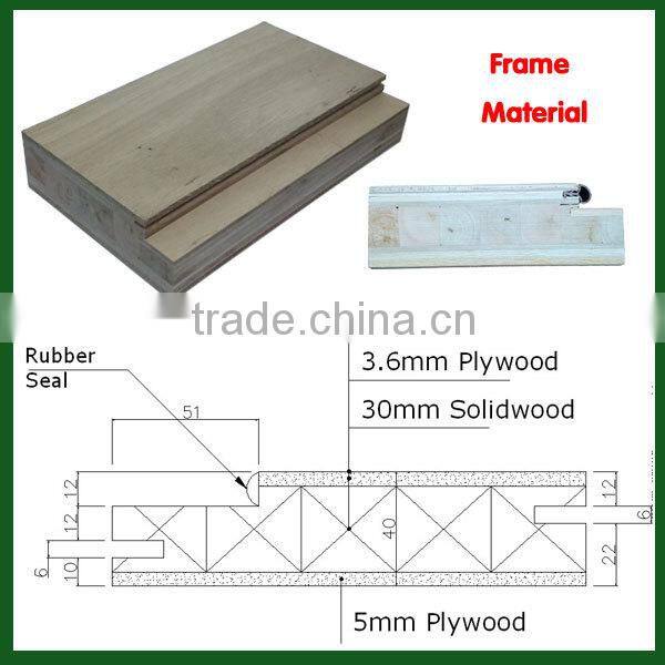 New modern design sapele inter wood doors plain solid wood doors flash door for interior