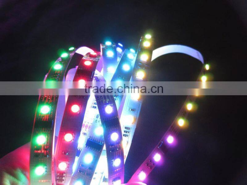 DC24V dmx512 60LEDs, Addressable Flex LED Strip 5050 RGB SMD