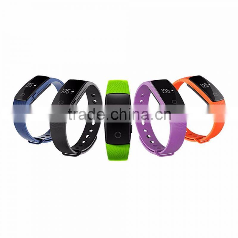 2016 China supplier Shenzhen Bluetooth 4.0 Fitness pedometer Band heart rate monitor