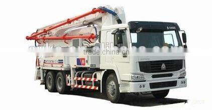 CNHTC brand 10 wheeler SINOTRUK 6X4 drive concrete pump truck for sale