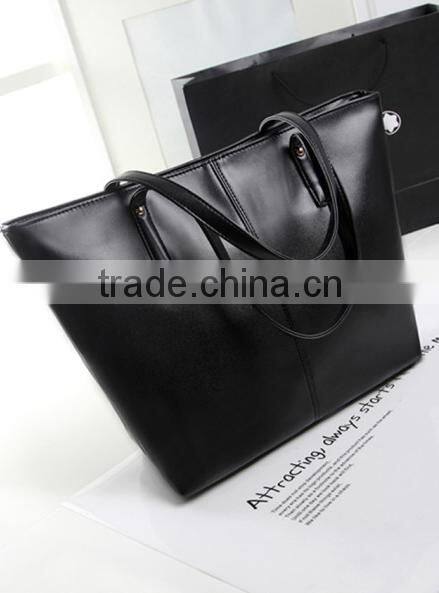 2016 pu leather messenger bag leather with soft wheat pattern in Korea market