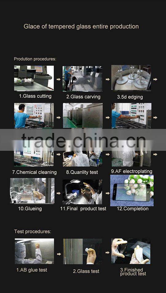 Rose gold import glass 0.3 mm 3D curved edge tempered glass screen protector for iphone 6s