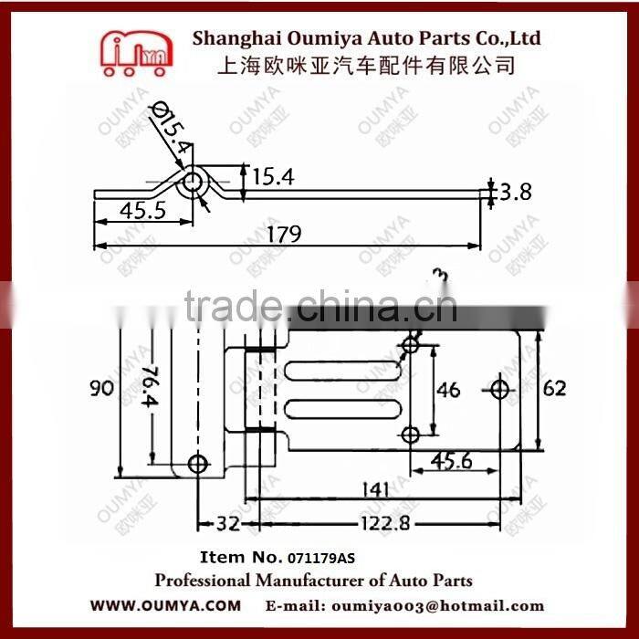 High quality Camper trailer caravan toolbox truck stainless steel hinge 071179AS