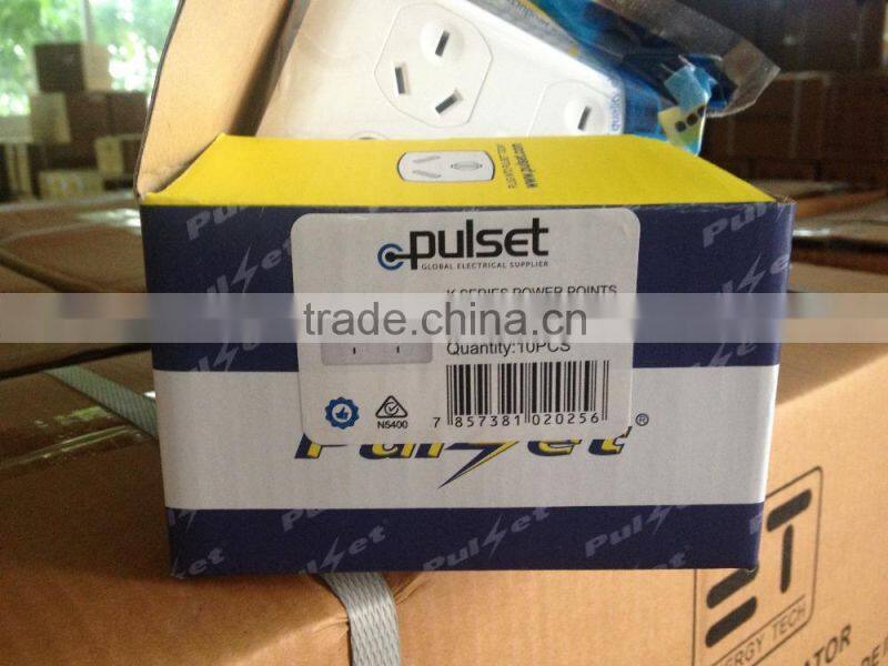 Double Wall GPO Power Point Switch With Socket