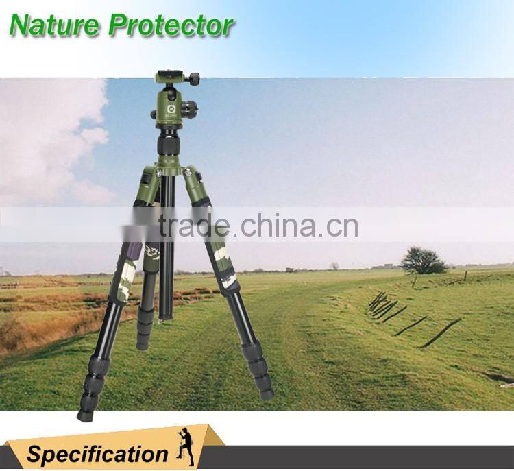 BILDPRO Factory Assembly Tripod Camera Composed Tripod Stand Aluminum and Carbon Fiber Available