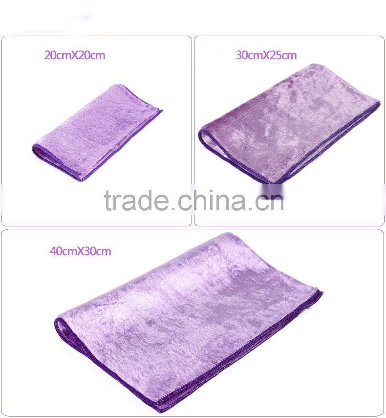 Wholesale natural environmental protection non-stick oil wood fiber towel wool magic sponge cloth wash bowl dish rags