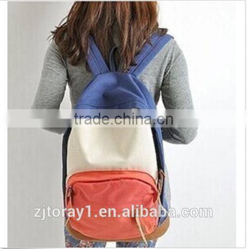 Women's large Canvas Backpack school backpack fairy Shoulder bag